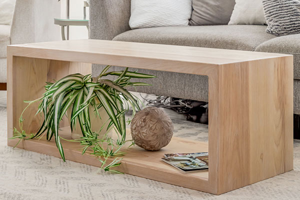 Design can be sized to be used as a coffee table, end table or bedside table